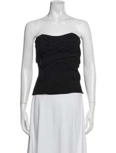 Pre-owned Camilla And Marc Nylon Strapless Top In Black
