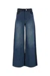 Camilla And Marc Two-tone Denim Palma Wide-leg Jeans In Blue