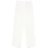 Camilla And Marc Belt-loop Casual Pants In White