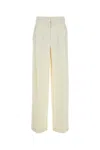 Camilla And Marc Ivory Polyester Portico Wide-leg Pant In White
