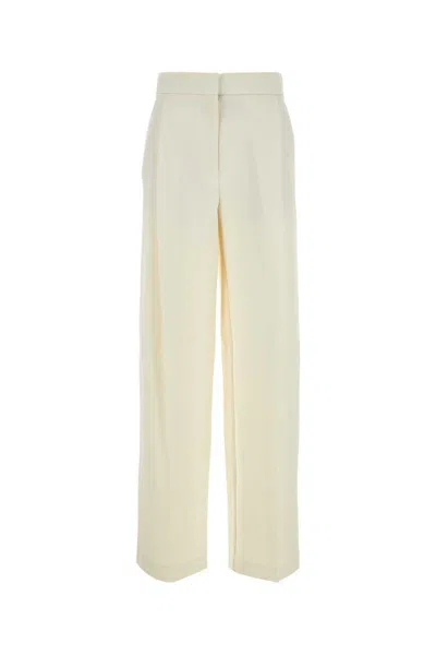 Camilla And Marc Ivory Polyester Portico Wide-leg Pant In Beige