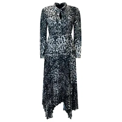 Pre-owned Camilla And Marc Pleated Dress In Black