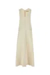 Camilla And Marc Sand Stretch Polyester Blend Floris Dress