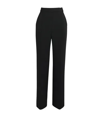 Camilla And Marc Satin Mackinley Suit Trousers In Black