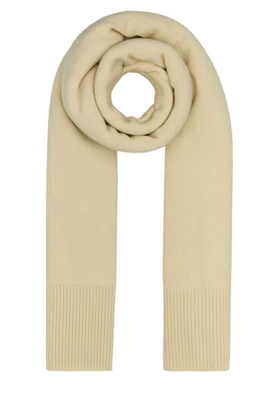 Camilla And Marc Ivory Wool Blend Ash Scarf In Beige
