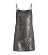 Camilla And Marc Sequin Façade Mini Dress In Brown