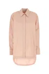Camilla And Marc Pastel Pink Poplin Porte Oversize Shirt In Pink