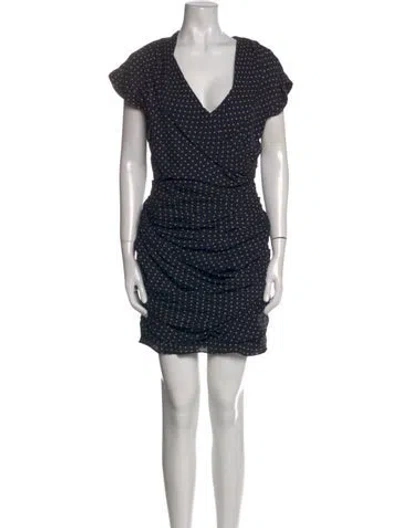 Pre-owned Camilla And Marc Silk Mini Dress In Multi
