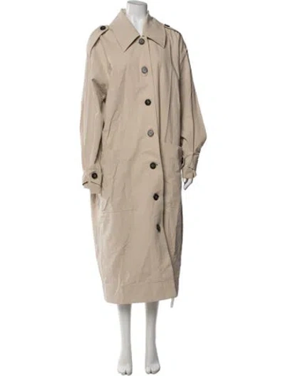 Pre-owned Camilla And Marc Trench Coat In Neutrals