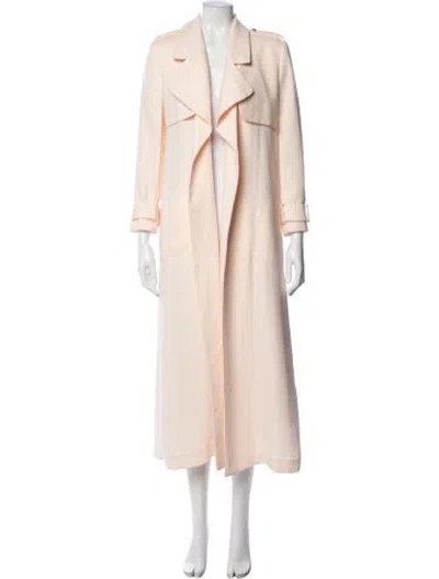 Pre-owned Camilla And Marc Trench Coat In Pink