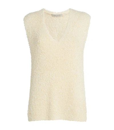 Camilla And Marc V-neck Sweater Vest In Ivory