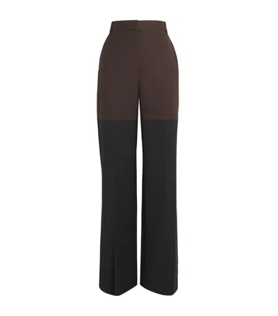 Camilla And Marc Vault Slim Tailored Trousers In Black