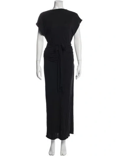 Pre-owned Camilla And Marc V-neck Long Dress In Blue
