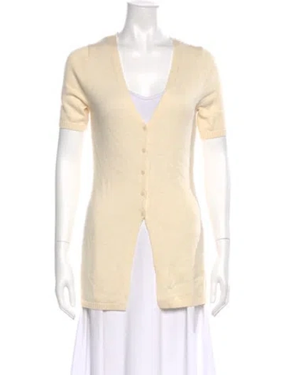 Pre-owned Camilla And Marc V-neck Sweater In Neutral