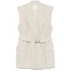 Camilla And Marc Waistcoat In Neutral