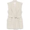Camilla And Marc Waistcoats In Beige