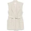 Camilla And Marc Waistcoats In Beige
