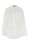 Camilla And Marc White Poplin Winslow Oversize Shirt In White