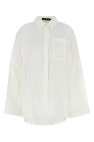 CAMILLA AND MARC CAMILLA AND MARC WHITE POPLIN WINSLOW OVERSIZE SHIRT