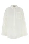 Camilla And Marc White Poplin Winslow Oversize Shirt In White