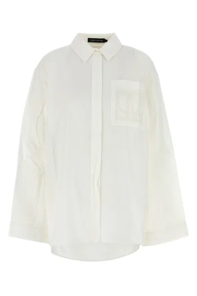 CAMILLA AND MARC CAMILLA AND MARC WHITE POPLIN WINSLOW OVERSIZE SHIRT