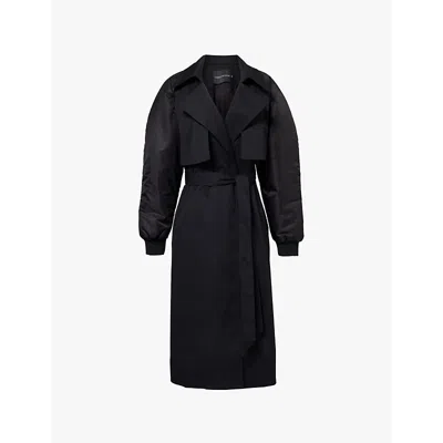 Camilla And Marc Emmerson Puffer Trench In Black