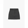 Camilla And Marc Womens Charcoal Pinstripe Brancusi Pinstriped Wool-blend Woven Mini Skirt In Charcoal Pinstripe
