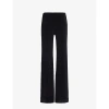 CAMILLA AND MARC CAMILLA AND MARC WOMEN'S BLACK PIPER STRAIGHT-LEG MID-RISE STRETCH-WOVEN TROUSERS
