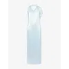 Camilla And Marc Womens  Chimera Draped Woven Midi Dress