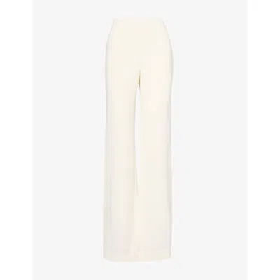 Camilla And Marc Womens Darien Wide-leg Woven Trousers Cream In White