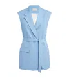 Camilla And Marc Wool Atlantis Blazer Vest In Blue