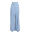 Camilla And Marc Wool Atlantis Wide-leg Trousers In Blue