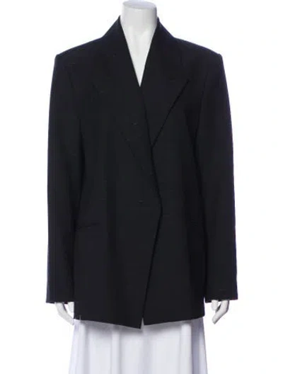 Pre-owned Camilla And Marc Wool Blazer In Blue