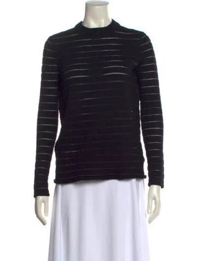 Pre-owned Camilla And Marc Wool Striped Sweater In Black