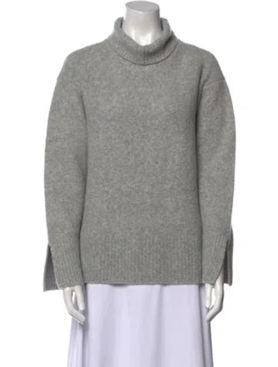 Pre-owned Camilla And Marc Wool Turtleneck Sweater In Gray