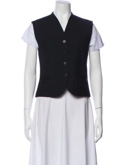 Pre-owned Camilla And Marc Wool Vest In Black