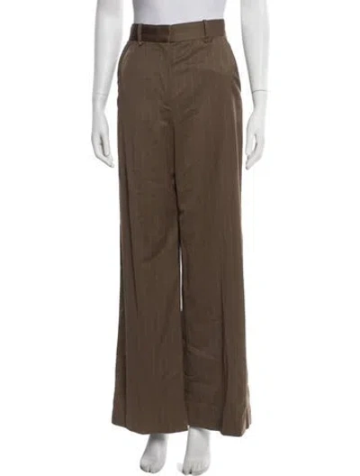 Pre-owned Camilla And Marc Wool Wide Leg Pants W/ Tags In Brown
