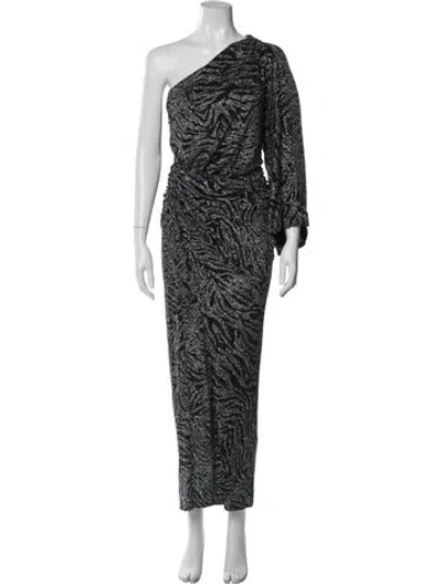 Pre-owned Camilla Animal Print Long Dress In Multi