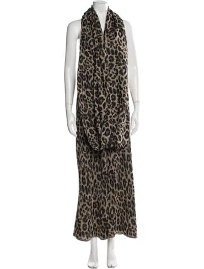 Pre-owned Camilla Animal Print Pant Set In Brown