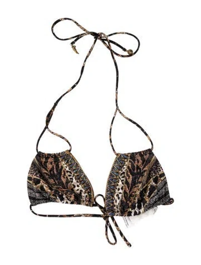 Pre-owned Camilla Animal Print Top W/ Tags In Multicolor