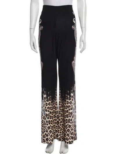 Pre-owned Camilla Animal Print Wide Leg Pants In Blue