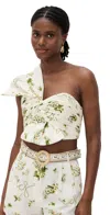 Camilla Botanical Utopia Asymmetric Bow Top