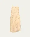 Camilla Asymmetric Spliced Lace Dress Adorned In Antiquity In Adorned In Antiquity