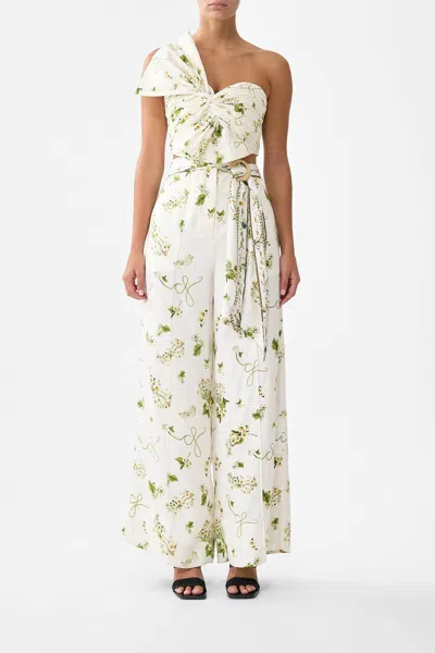 Camilla Tuck Front Short In Botanical Utopia In Animal Print