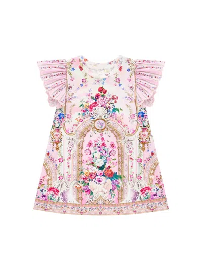 Camilla Baby's & Little Girl's Anglaise-sleeve T-shirt Dress In Pink