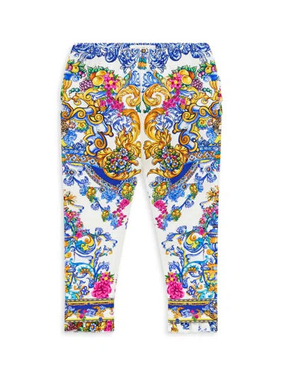 Camilla Baby Girl's & Little Girl's Barocco-print Leggings In Multi