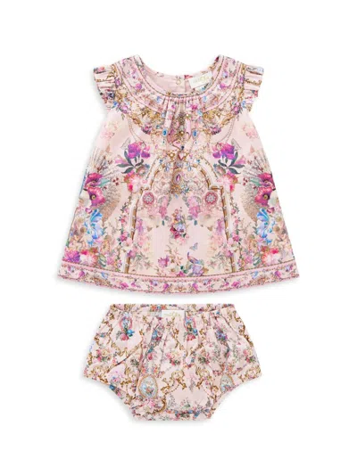 Camilla Baby Girl's & Little Girl's Cotton Top & Bloomers Set In Multi