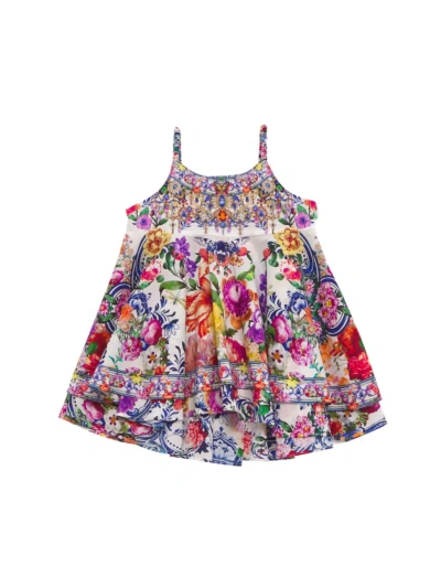 Camilla Baby Girl's Floral Print Tiered Dress In Floral Multi