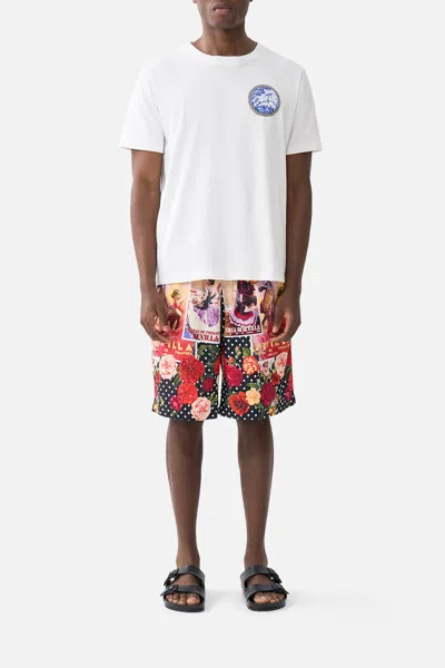 Camilla Baggy Long Walk Short With Elastic Waist Daughters Of Duende In Multi