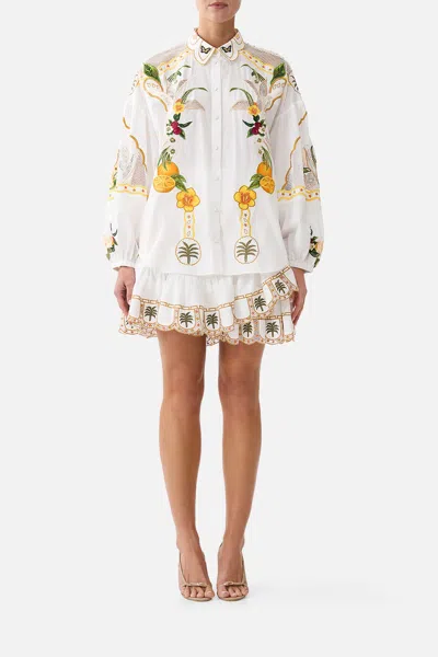 Camilla Balloon Sleeve Blouse Va Va Vintage In Multi